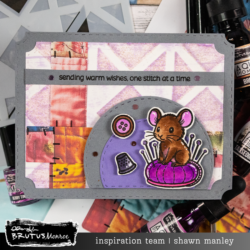 Theodore's Cushion | 4x4 Stamp Set