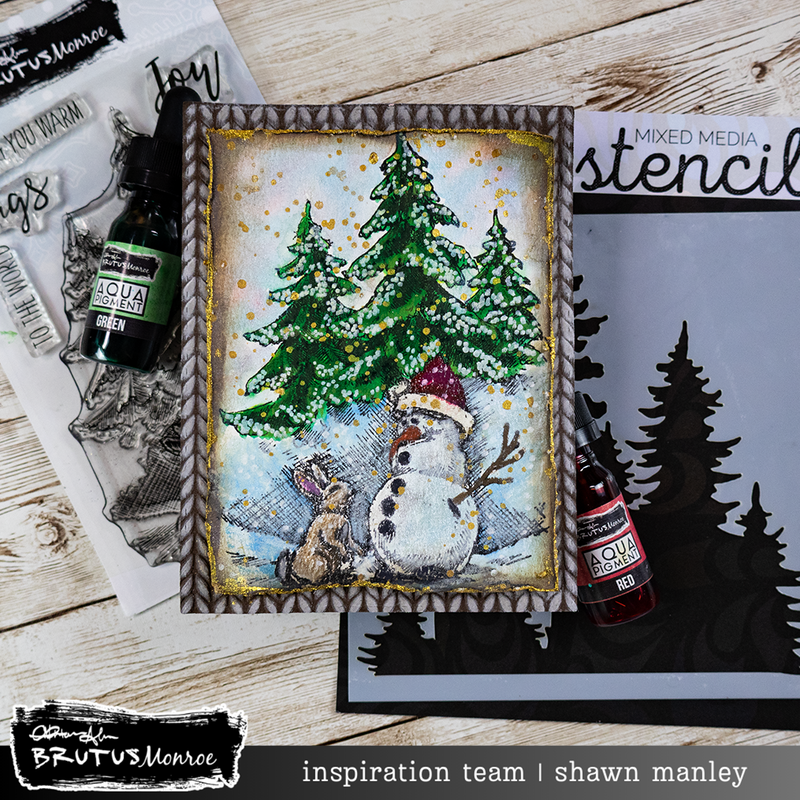 White Christmas | 4x6 Stamp