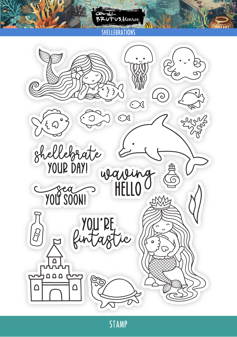 Shellebrations | 6x8 Stamp Set