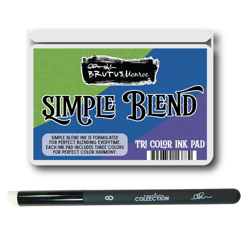 BIV Pad & Brush Combo | Simple Blend Ink Pad