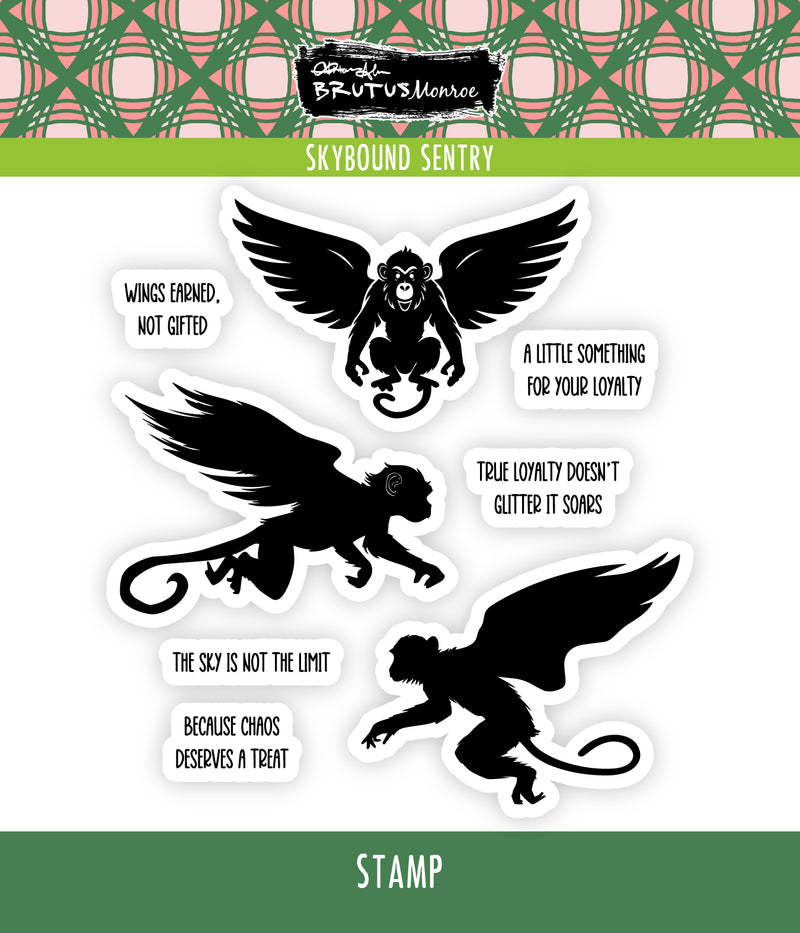 Skybound Sentry | 4x4 Stamp