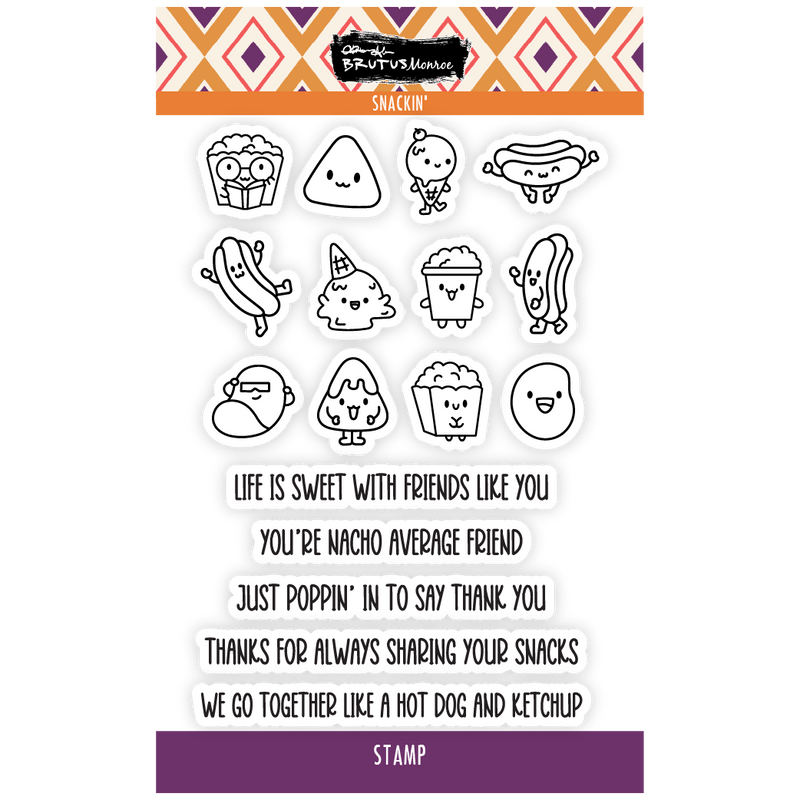 Snackin' | 4x6 Stamp Set