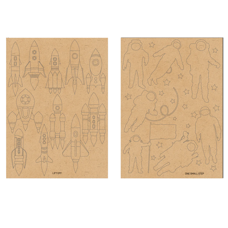 Spaced Out Chipboard Bundle