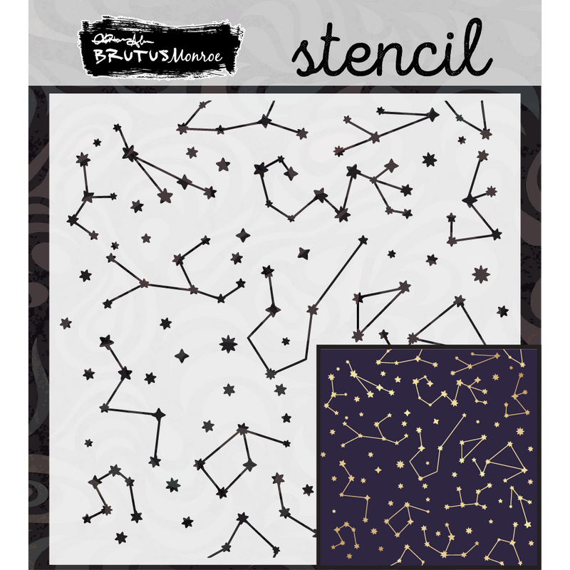 Starry Night | Mixed Media Stencil