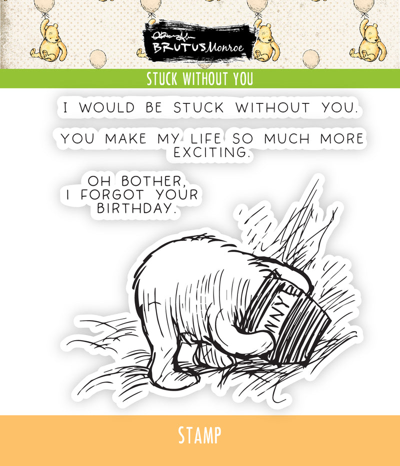 Stuck Without You | 4x4 Stamp Set