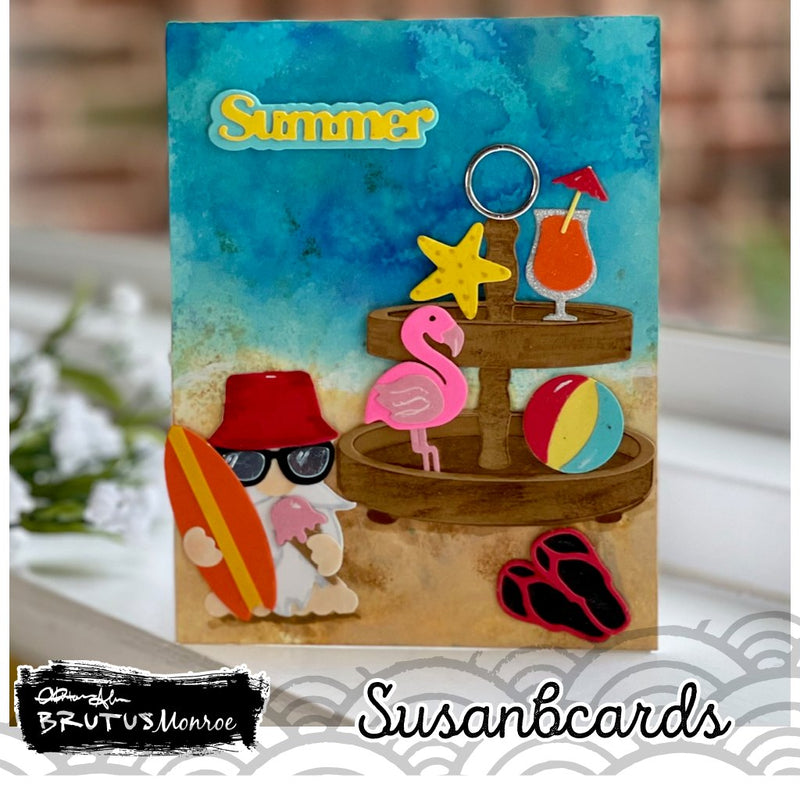 Summer Tier Tray  | Cutting Die