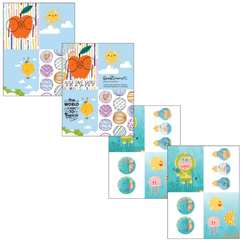 Swatch Art Sheets | April Bundle