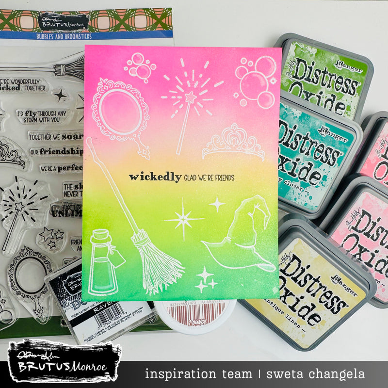 Bubbles and Broomsticks | 6x8 Stamp Set