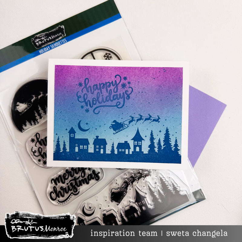 Holiday Silhouettes | 6x8 Stamp Set