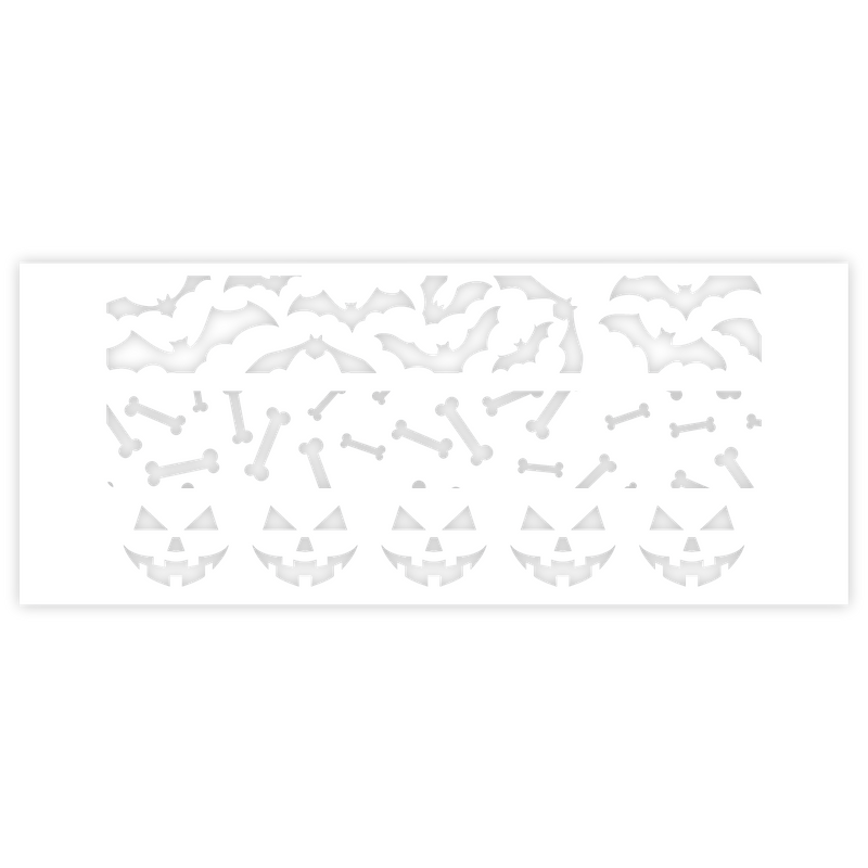 Boo Boo Border | Stencil