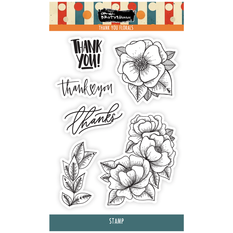 Thank You Florals | 4x6 Stamp Set