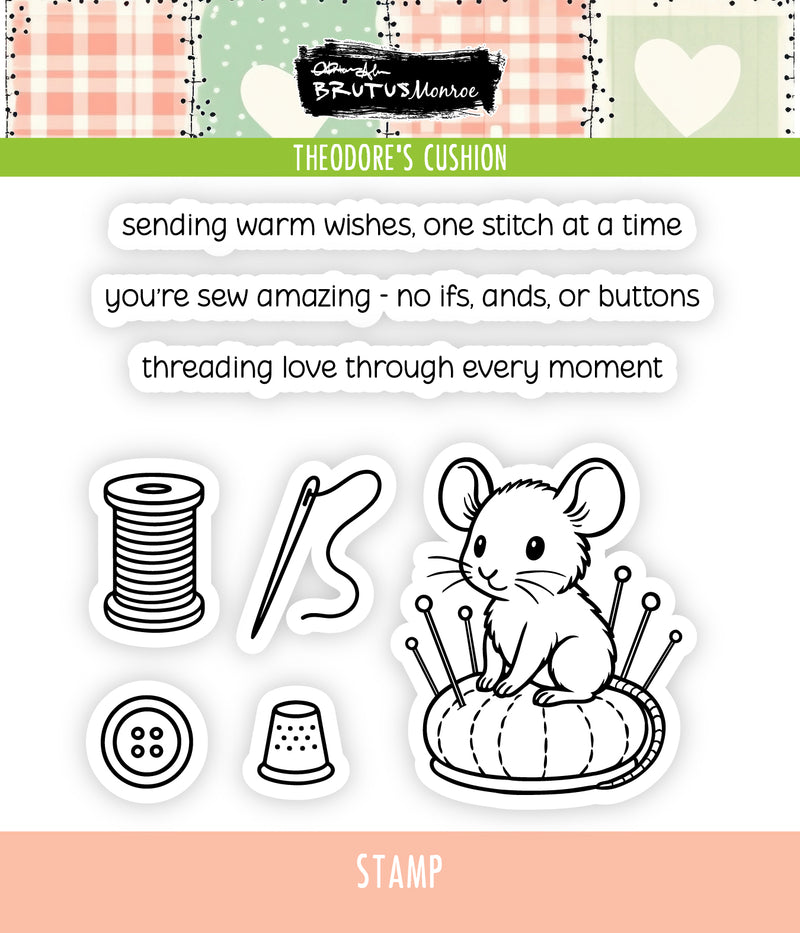 Theodore's Cushion | 4x4 Stamp Set