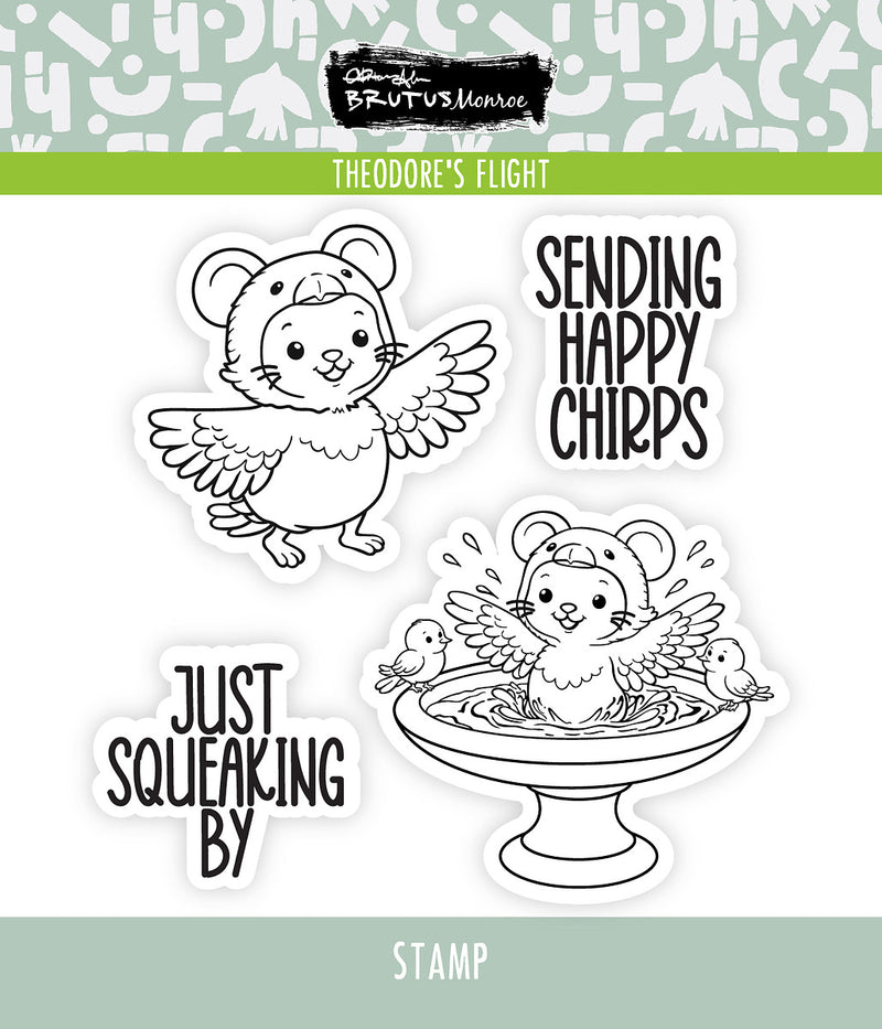 Theodore's Flight | 4x4 Stamp Set