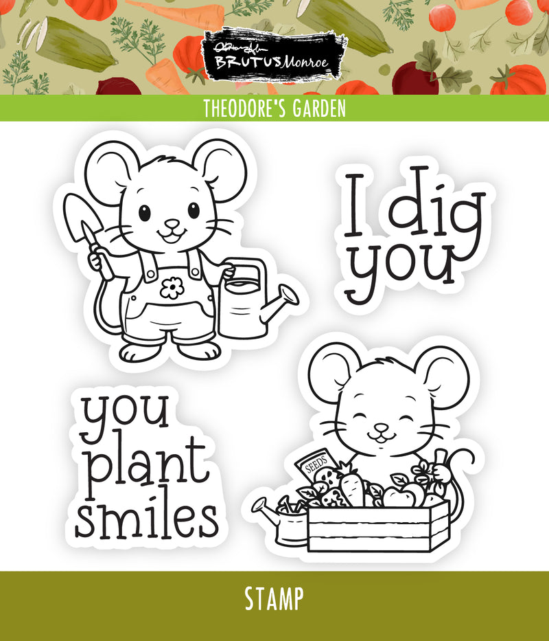 Theodore's Garden | 4x4 Stamp Set