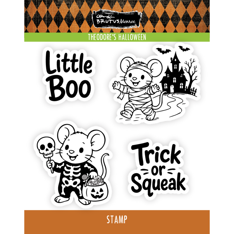 Theodore's Halloween | 4x4 Stamp Set