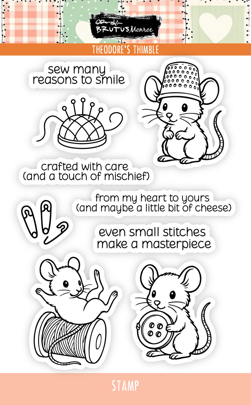 Theodore's Thimble | 4x6 Stamp Set