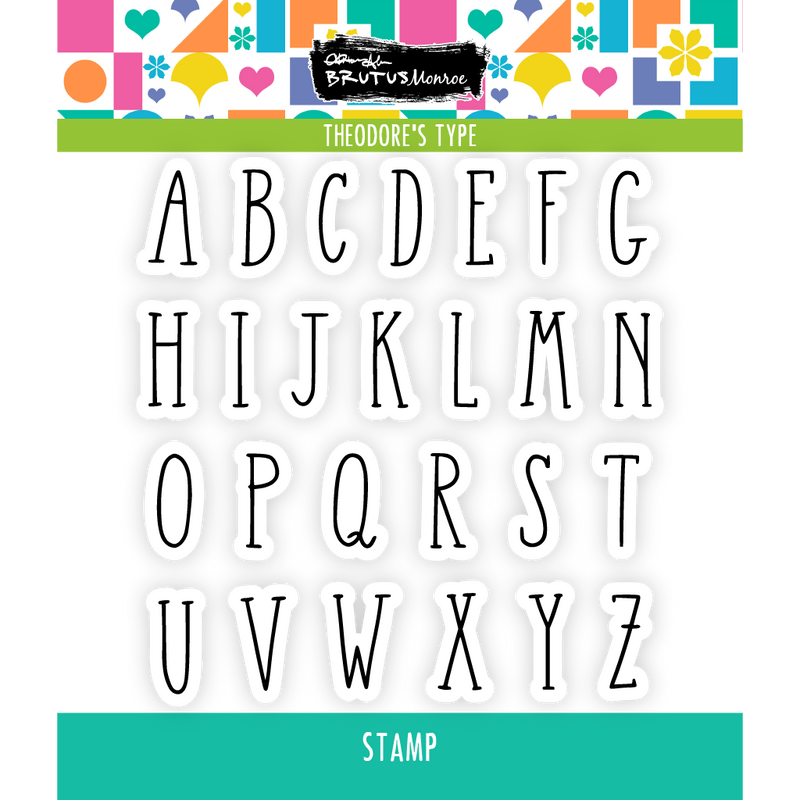 Theodore's Type | 4x4 Stamp Set