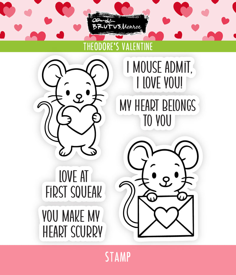 Theodore's Valentine | 4x4 Stamp Set