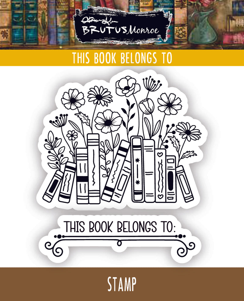 This Book Belongs To | 3x3 Stamp Set