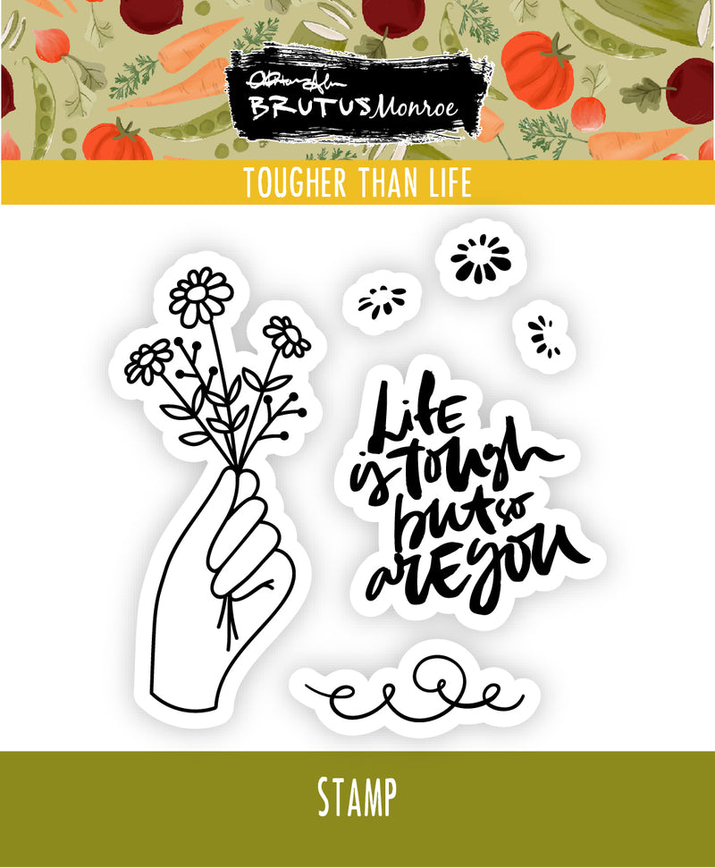 Tougher than Life | 3x3 Stamp Set