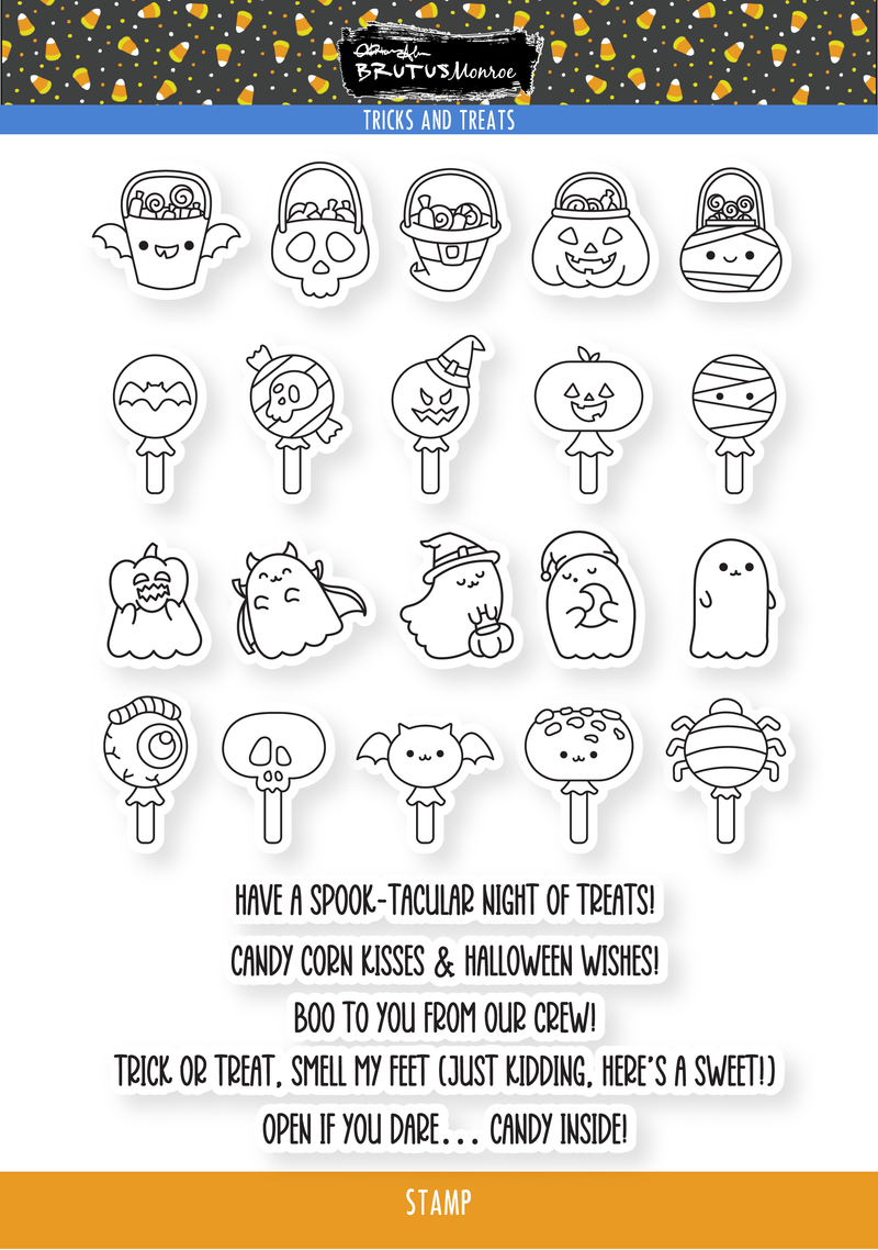 Tricks & Treats | 6x8 Stamp Set