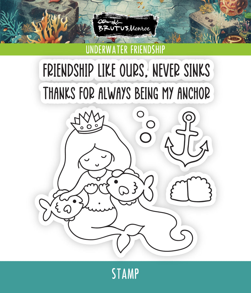 Underwater Friendship | 4x4 Stamp