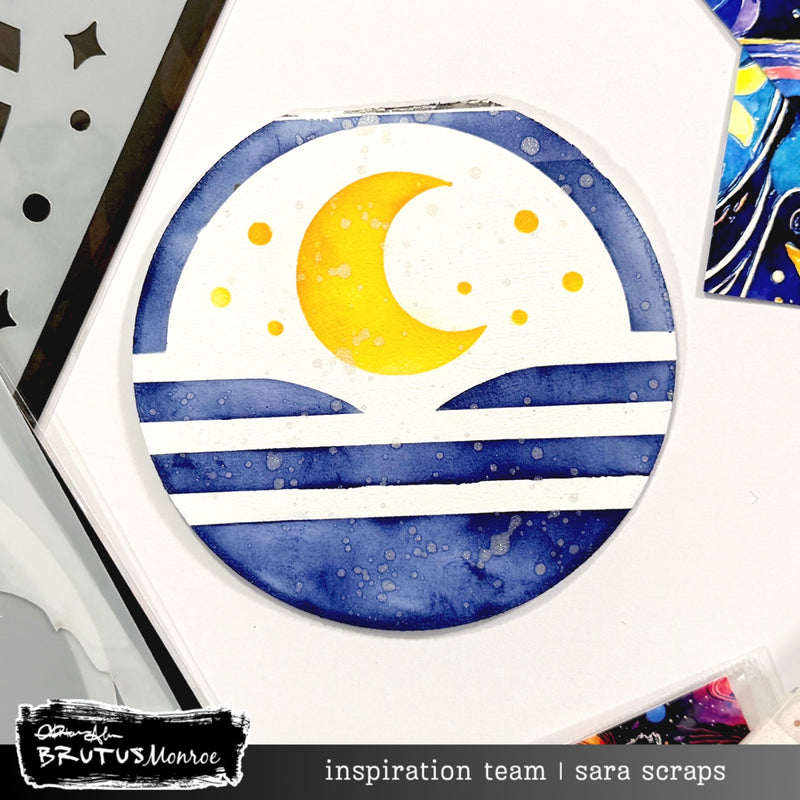 Moonrise | Mixed Media Stencil