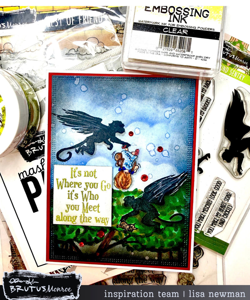 Skybound Sentry | 4x4 Stamp