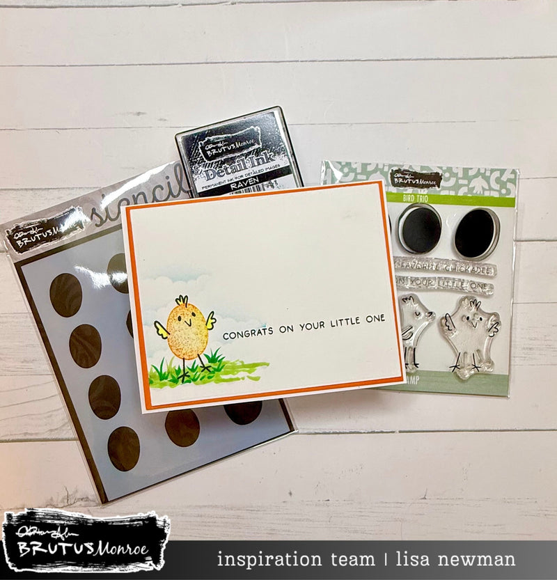 Wonky Circles | Coordinating A2 Stencil