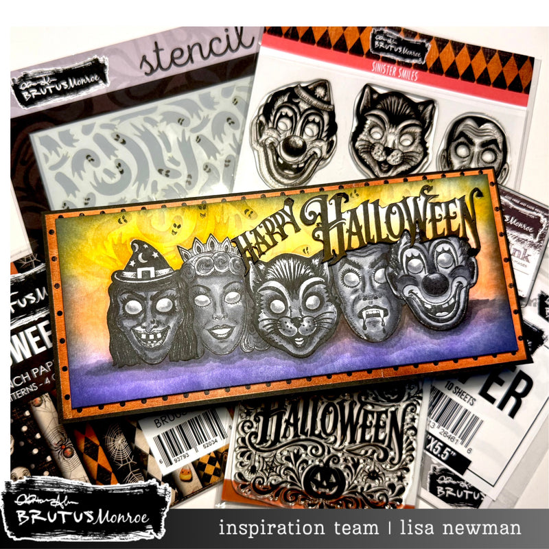 Sinister Smiles | 6x6 Stamp Set