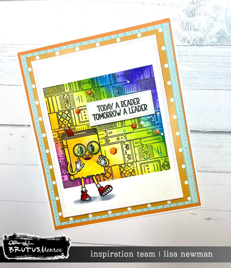 Book Dance | 4x4 Stamp Set