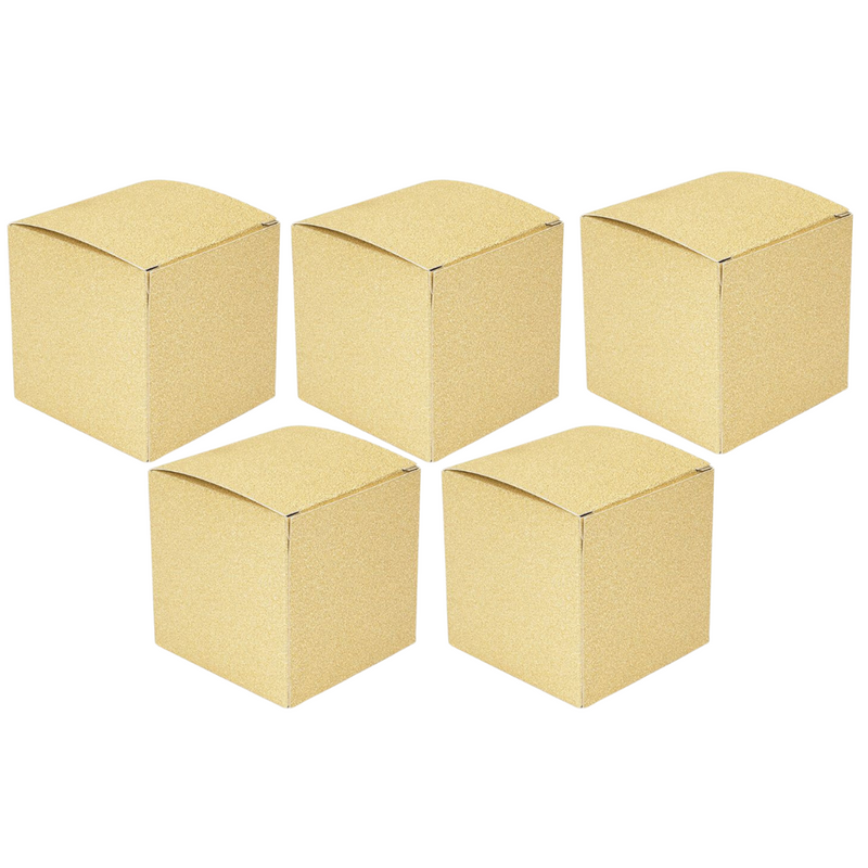 Gift Boxes | Gold Glitter