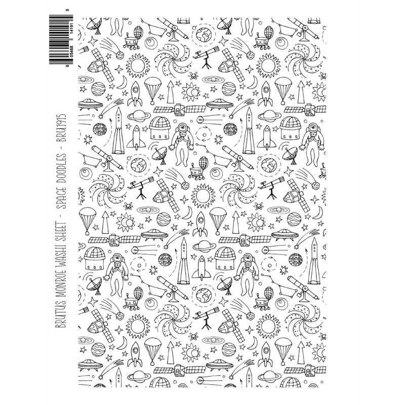 Space Doodles | Washi Sheet