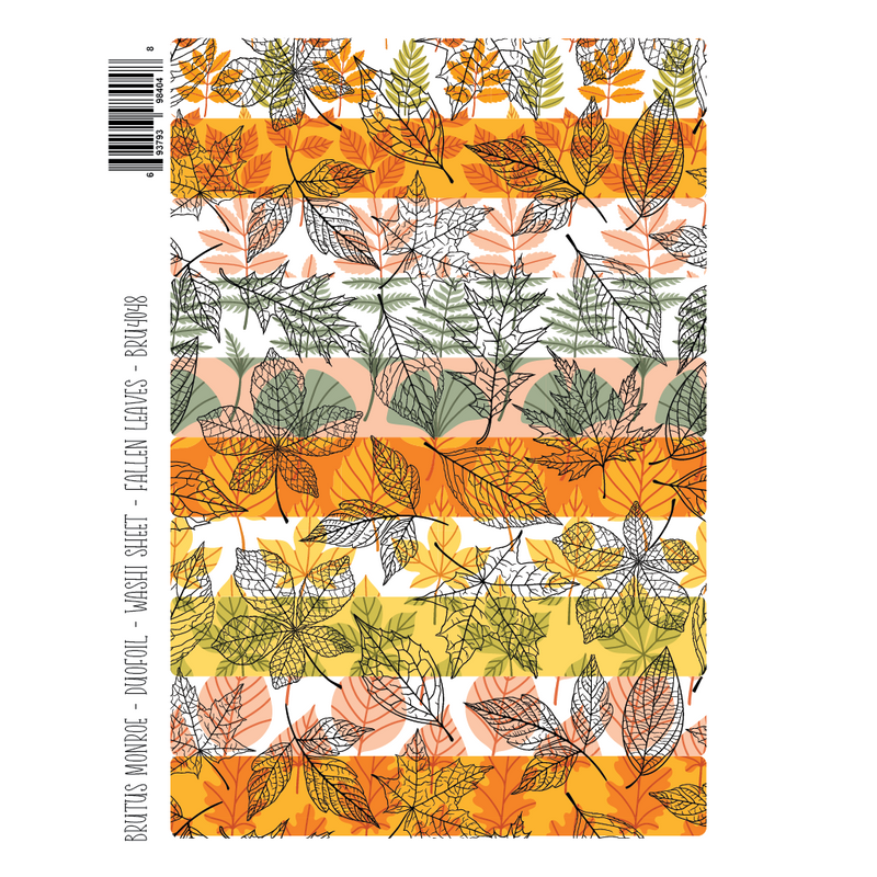 Fallen Leaves | DuoFoil Washi Sheet
