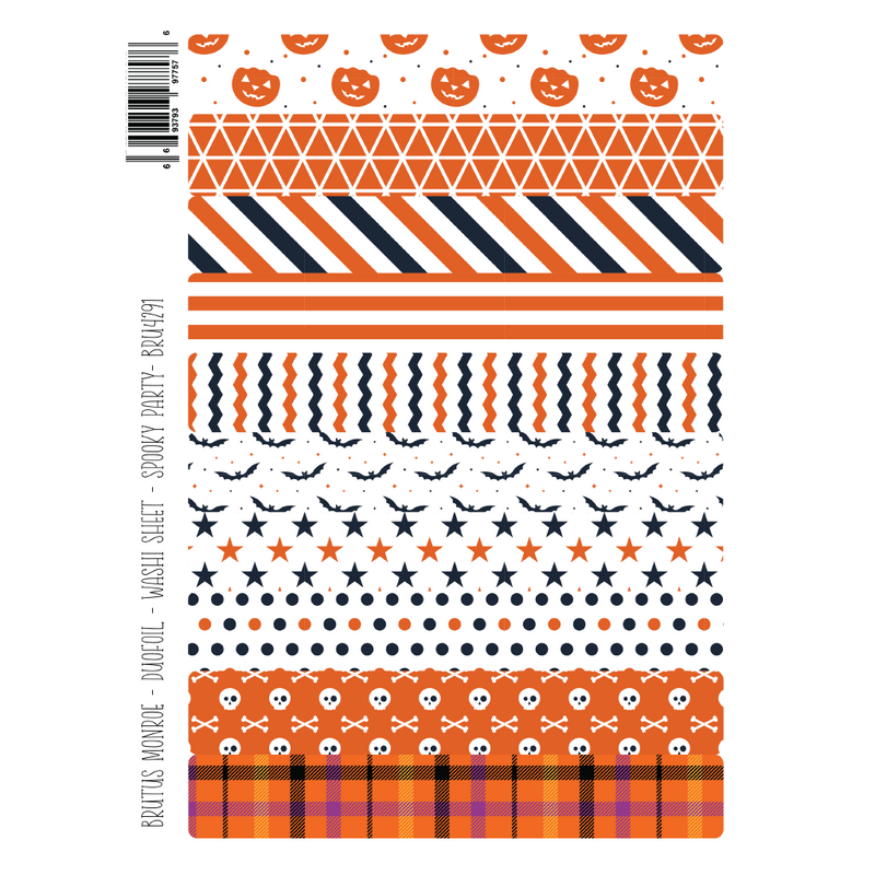 Spooky Party | DuoFoil Washi Sheet