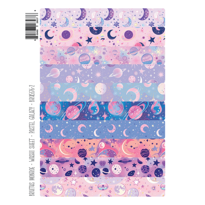 Pastel Galaxy | Washi Sheet
