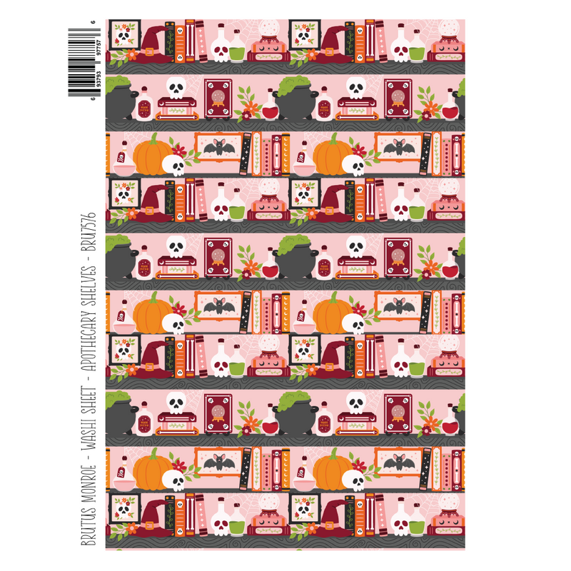 Apothecary Shelves | Washi Sheet