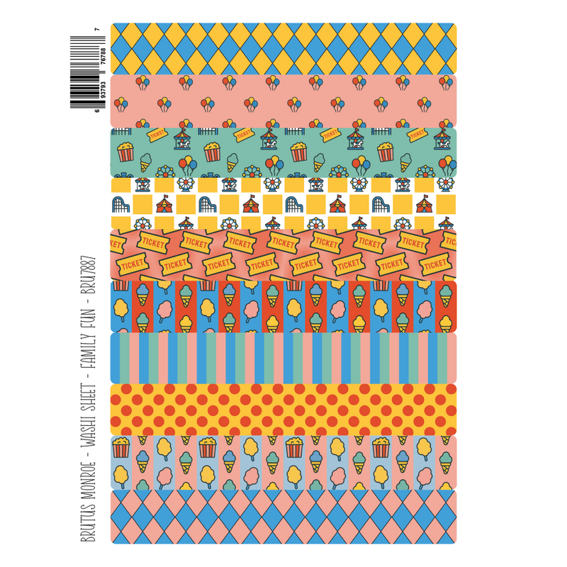 Family Fun | Washi Sheet