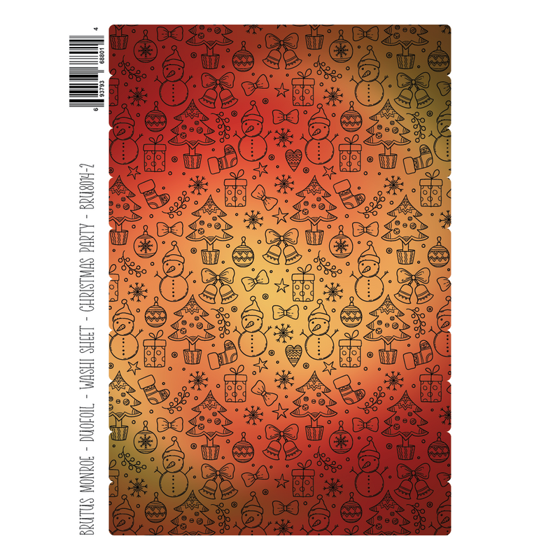 Christmas Party | DuoFoil Washi Sheet