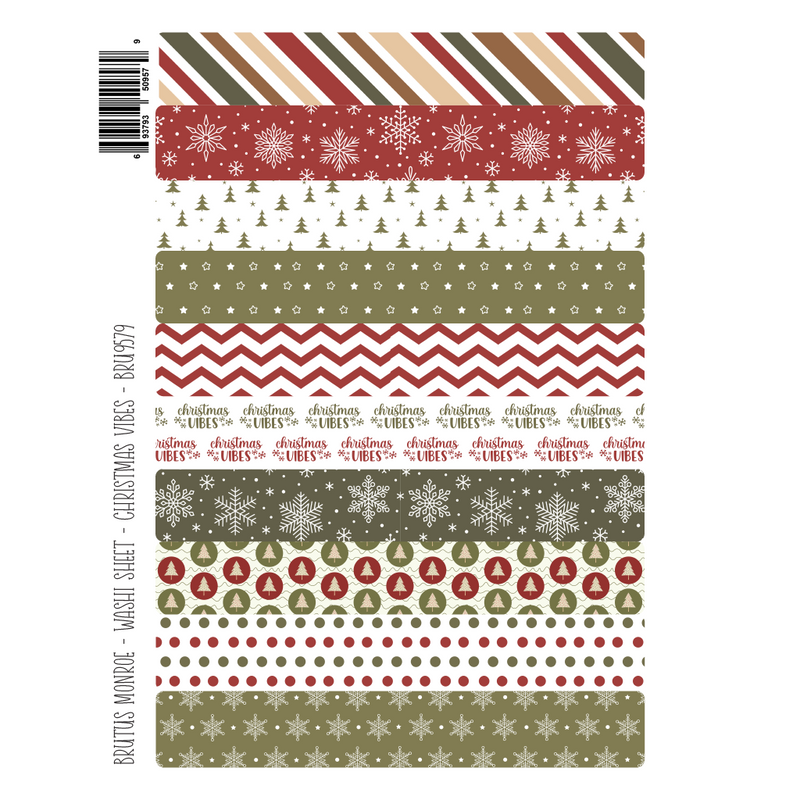 Christmas Vibes | Washi Sheet