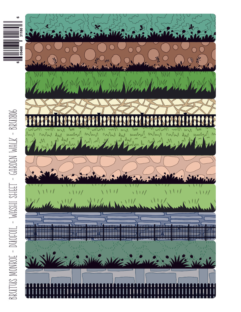 Garden Walk | DuoFoil Washi Sheet