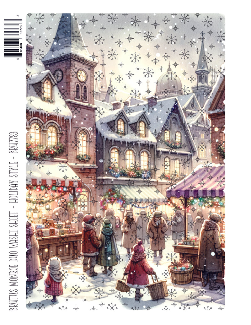 Holiday Style | DuoFoil Washi Sheet