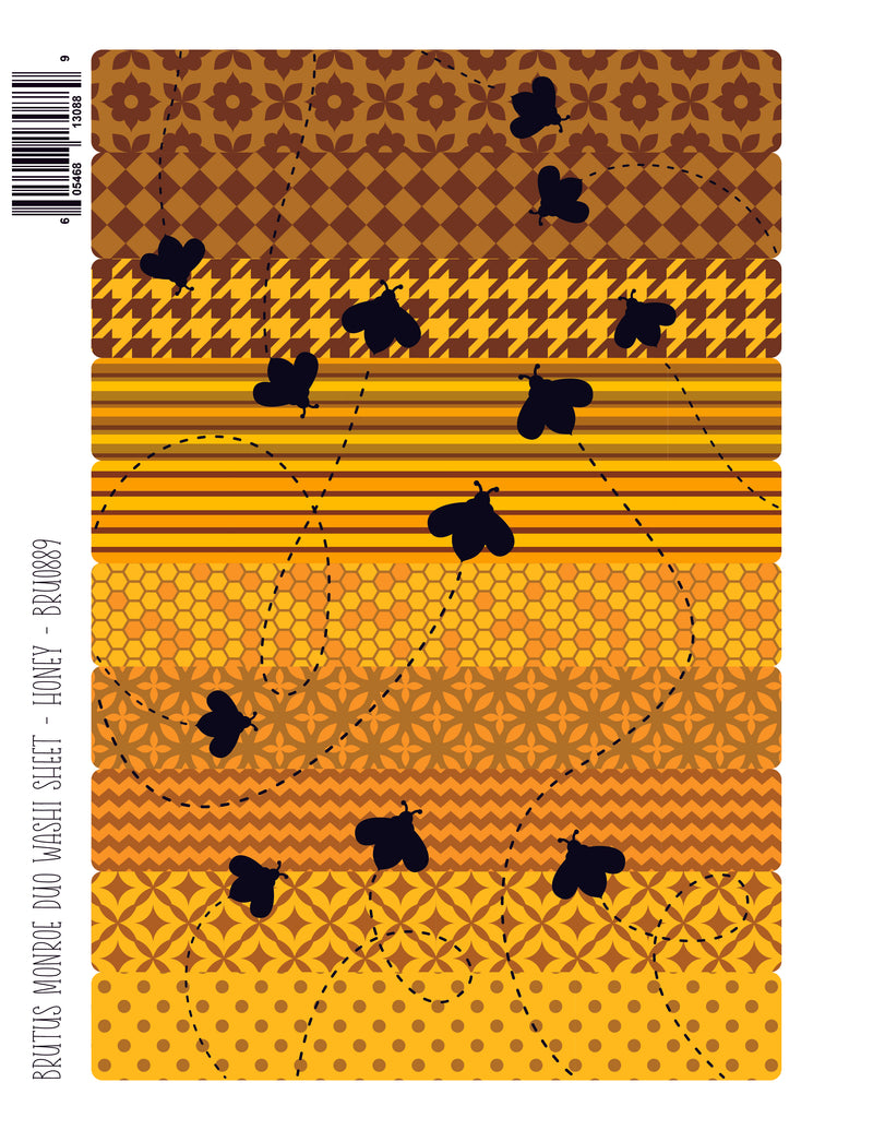 Honey  | DuoFoil Washi Sheet