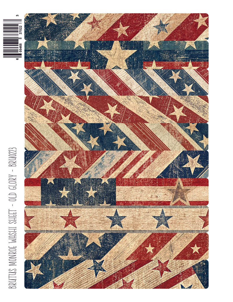Old Glory | Washi Sheet