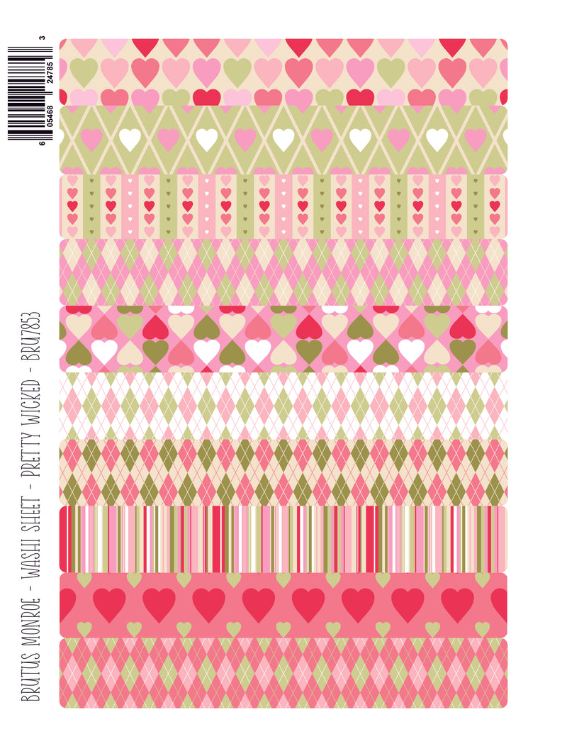 Pretty Wicked | Washi Sheet