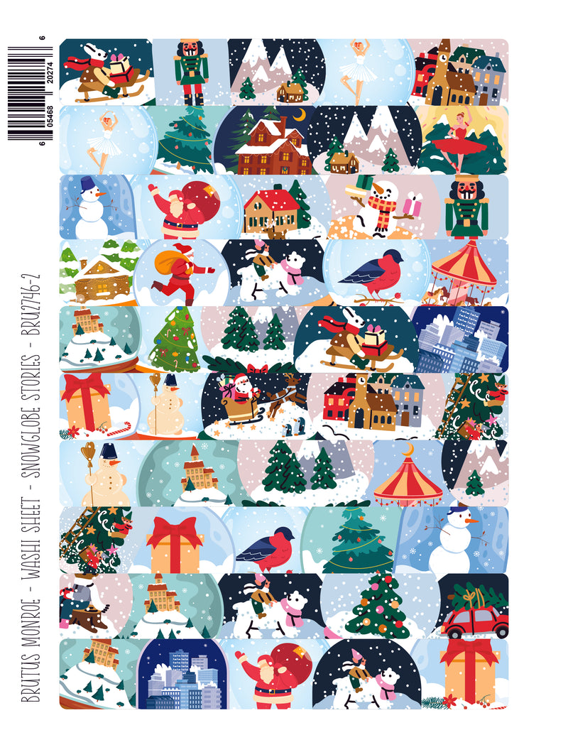 Snowglobe Stories | Washi Sheet