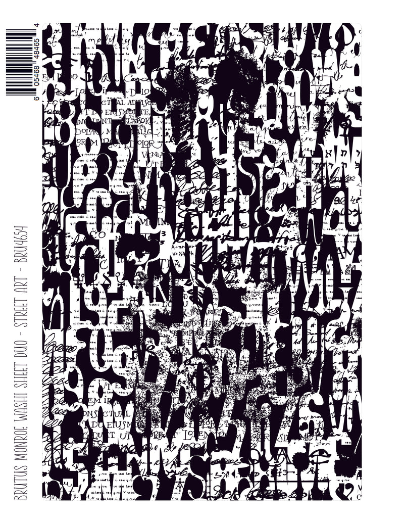 Street Art | DuoFoil Washi Sheet