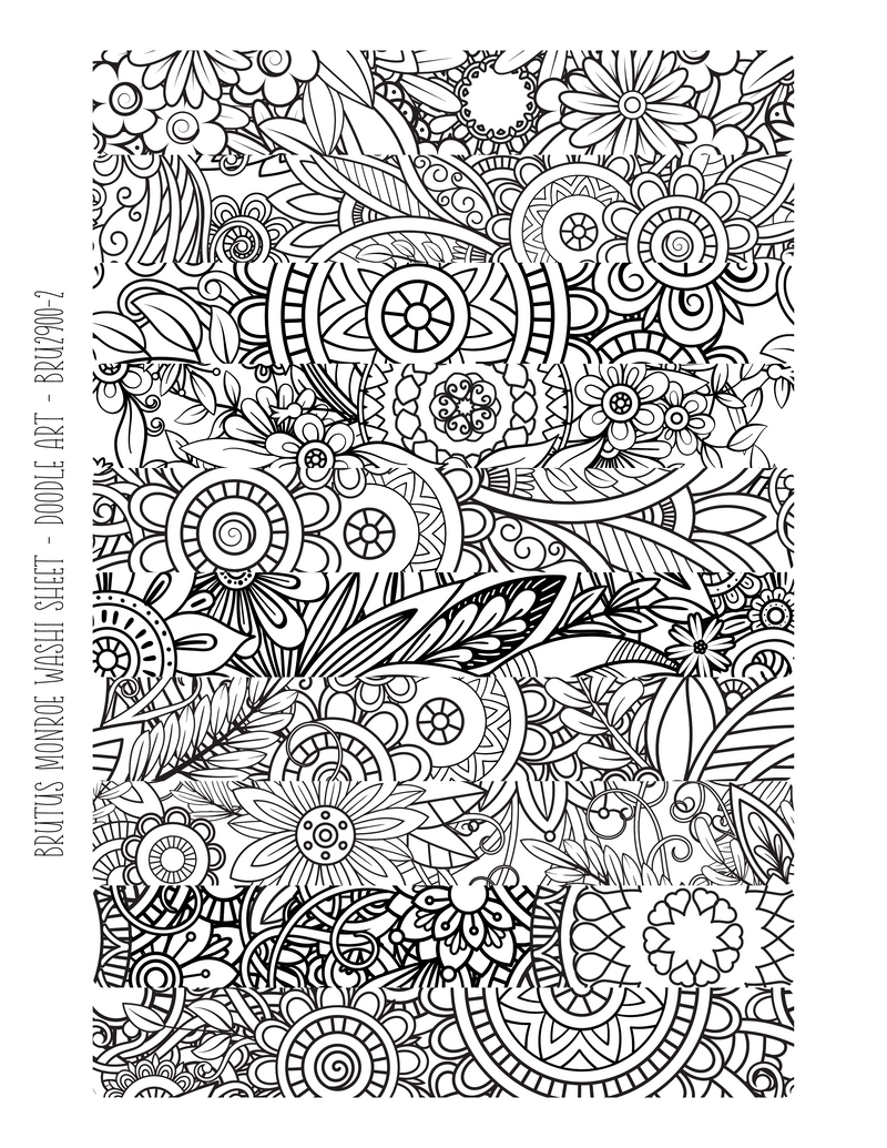 Doodle Art | Washi Sheet