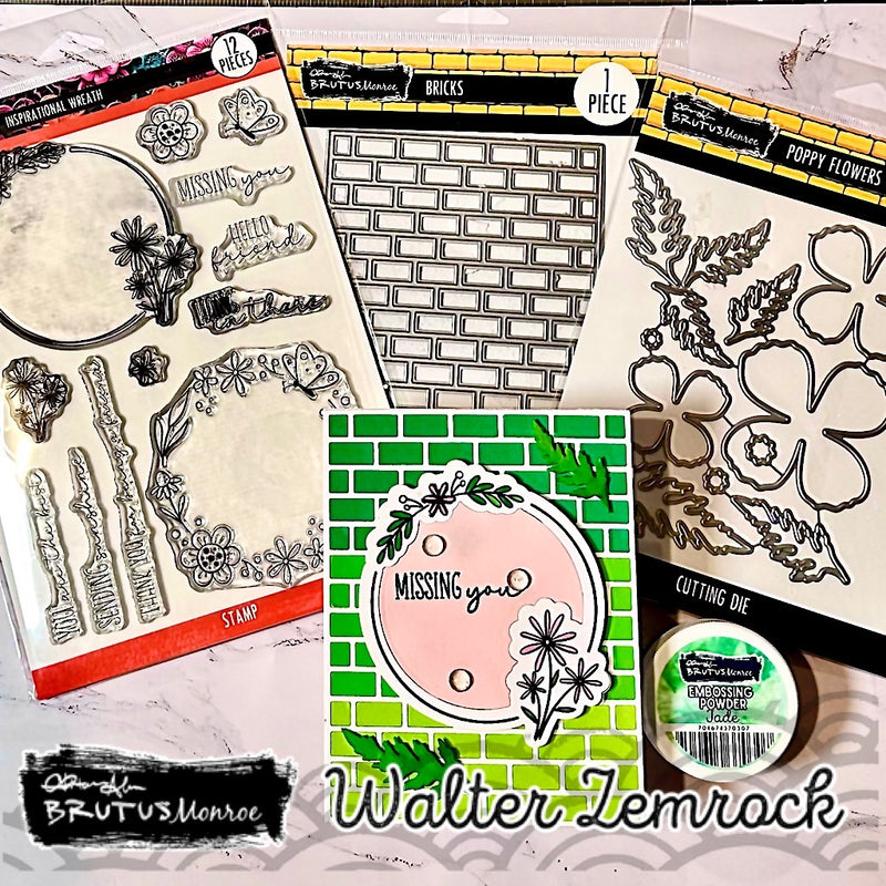 Inspirational Wreath | 6x8 Stamp Set