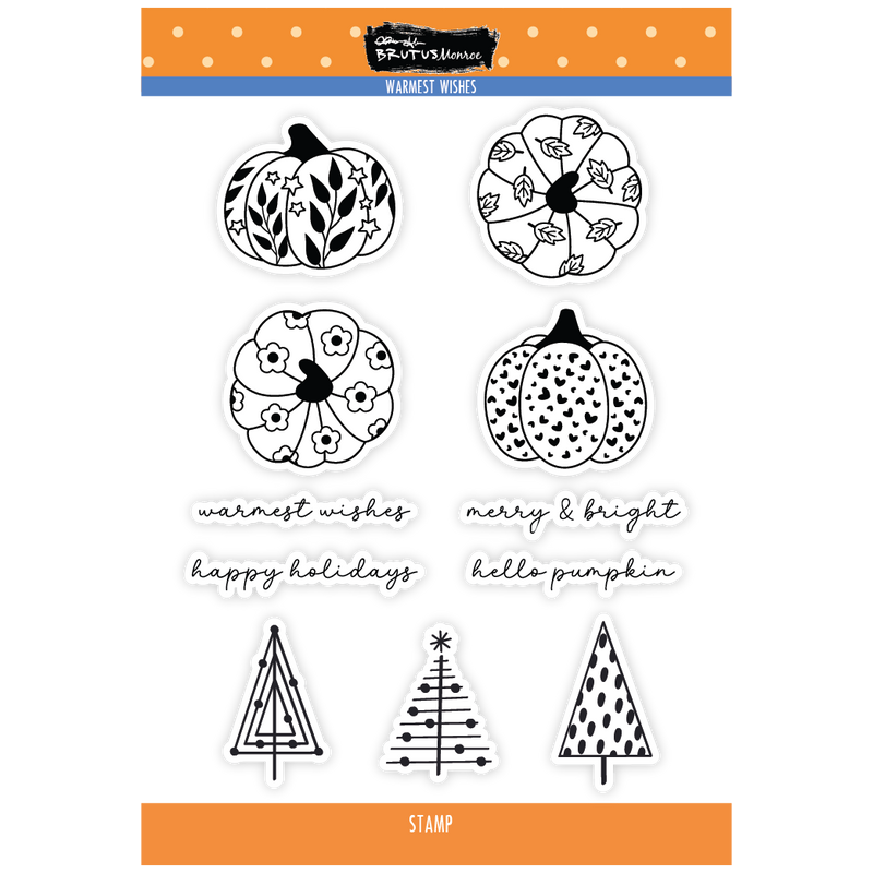 Warmest Wishes | 6x8 Stamp Set